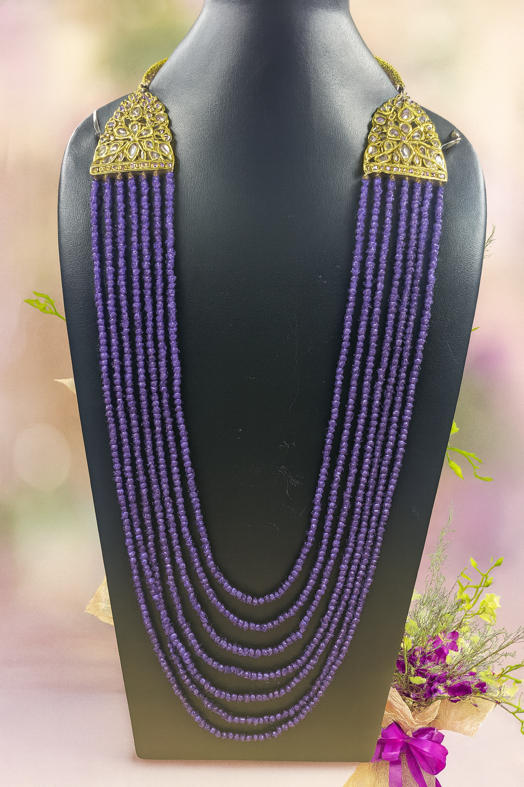 Eshal Purple Rani Haar