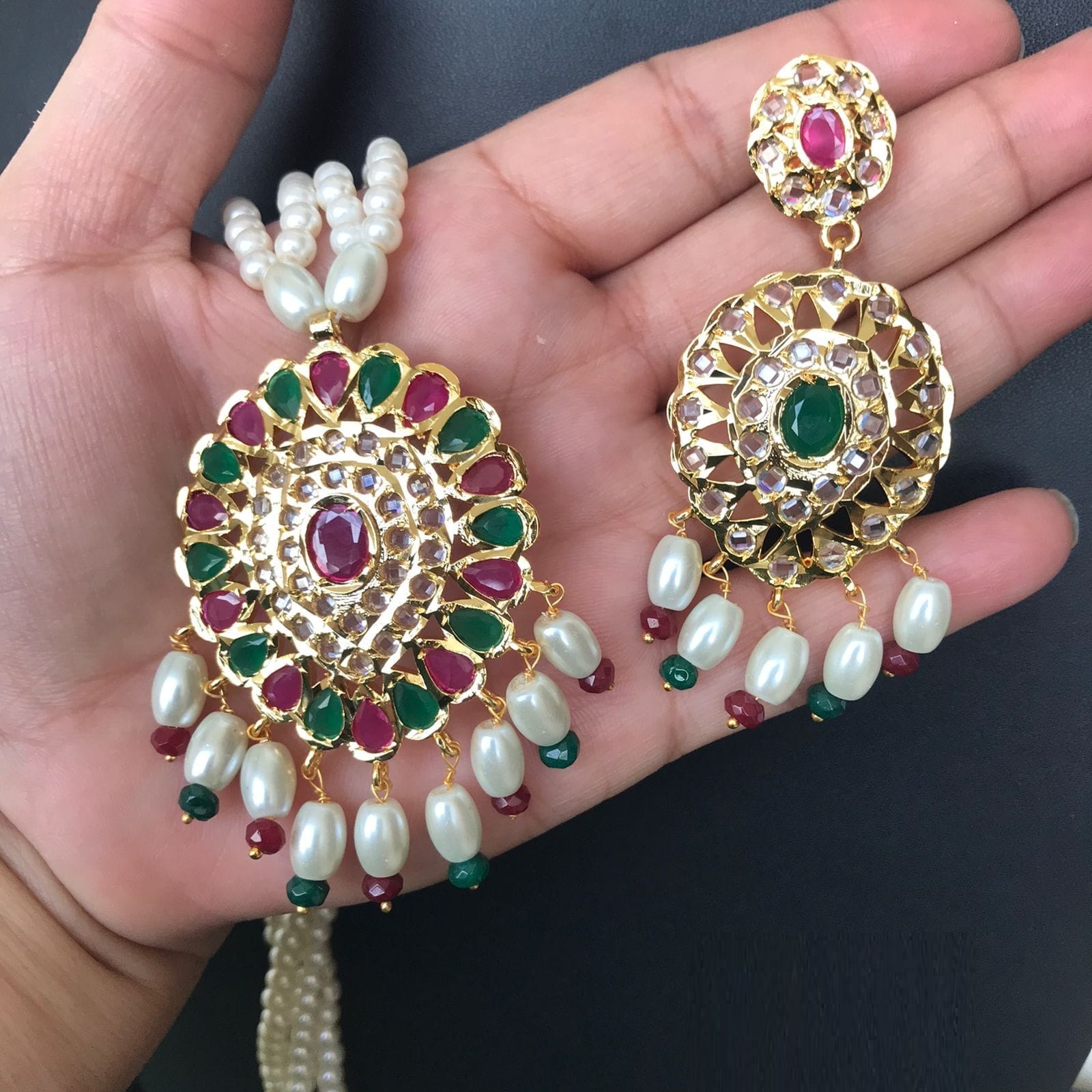Sadaf Multi Pendent Set
