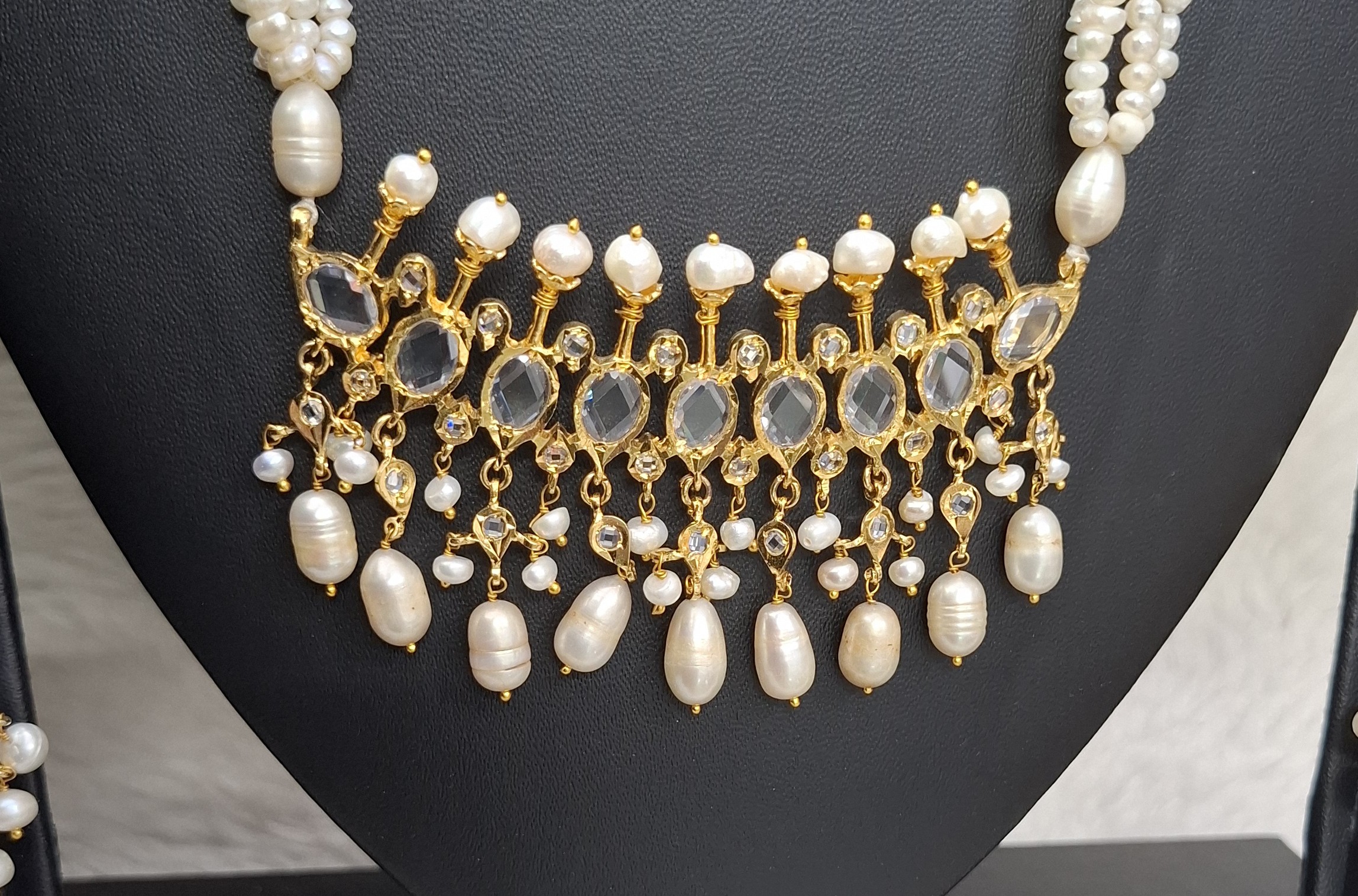 Zoya White Real Pearl Tiramani - Image 2