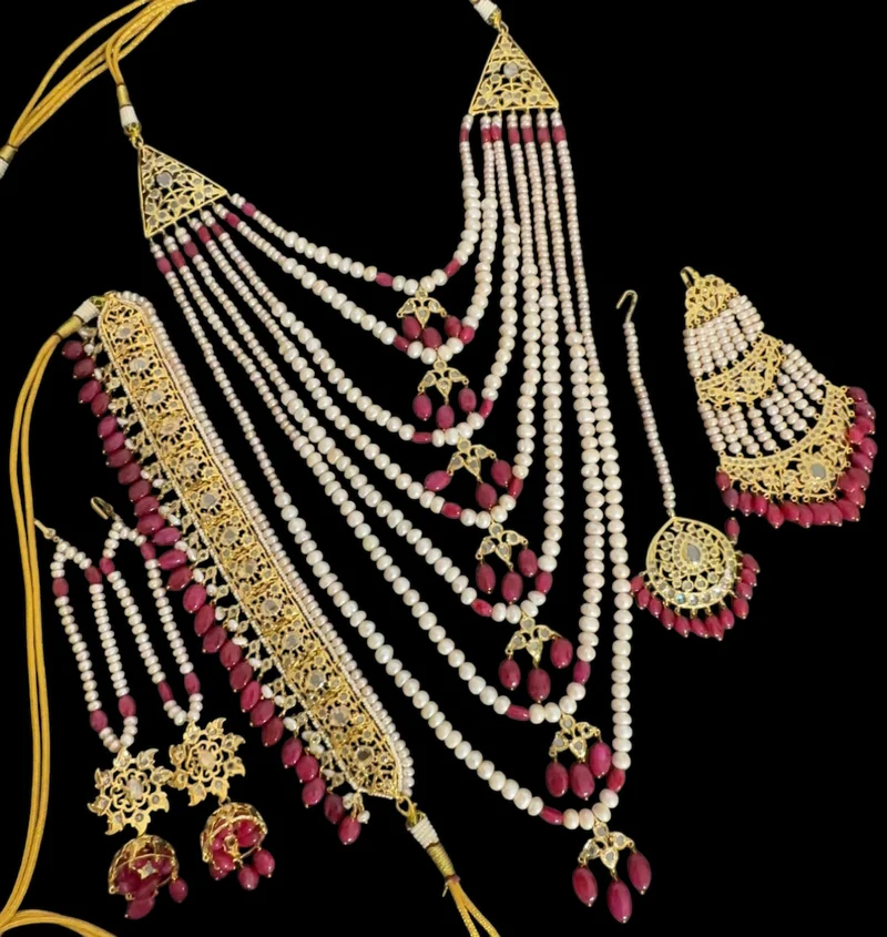 Hyderabadi Red Bridal Set