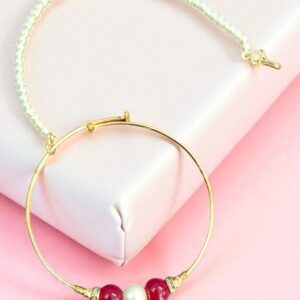 Ruhi Red Adjustable Nath