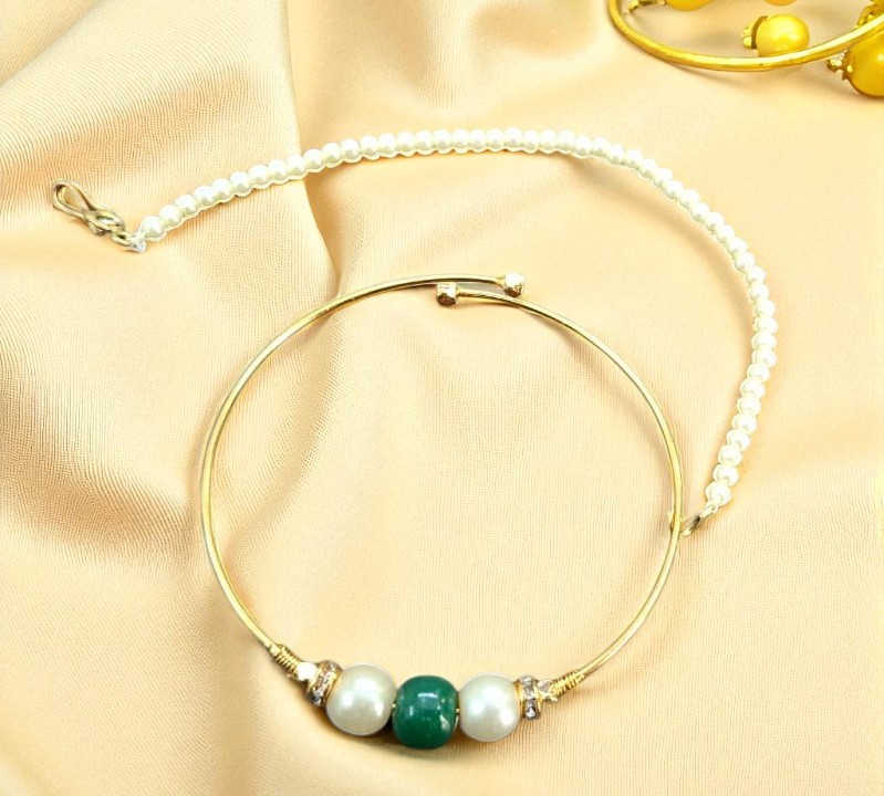 Ruhi Green Adjustable Nath