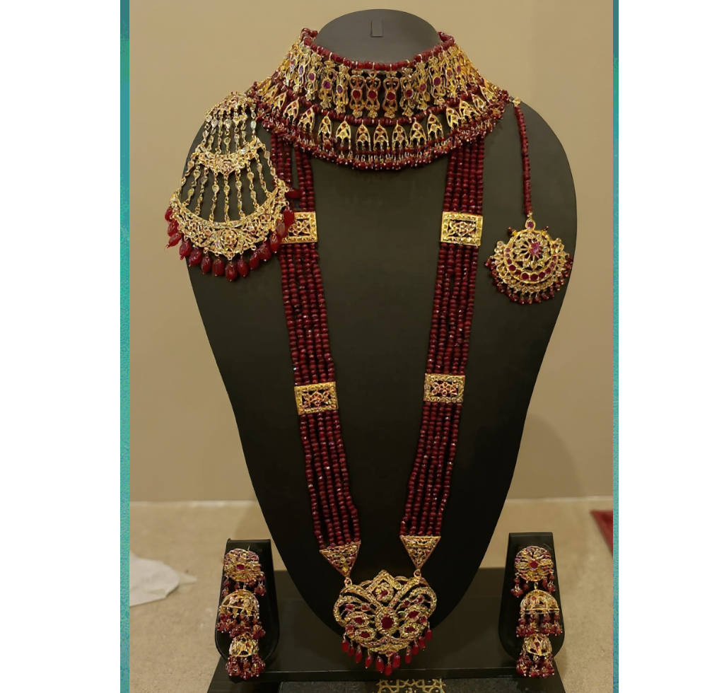 Muskan Red Bridal Set