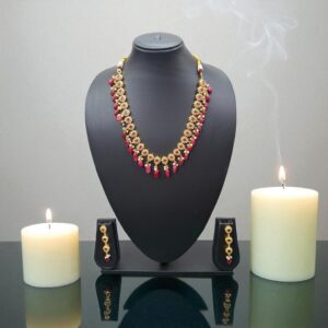 Alina Ruby Polki Necklace