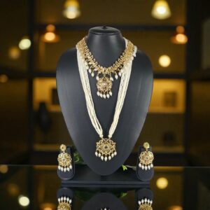 Alina White Short+Long Neacklace