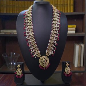 Soha Red Bridal Rani Har