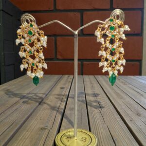 Shama Green Earrings